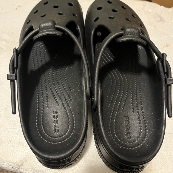 GUC Crocs Mary Jane Mules Size 10 - Picture 2 of 3